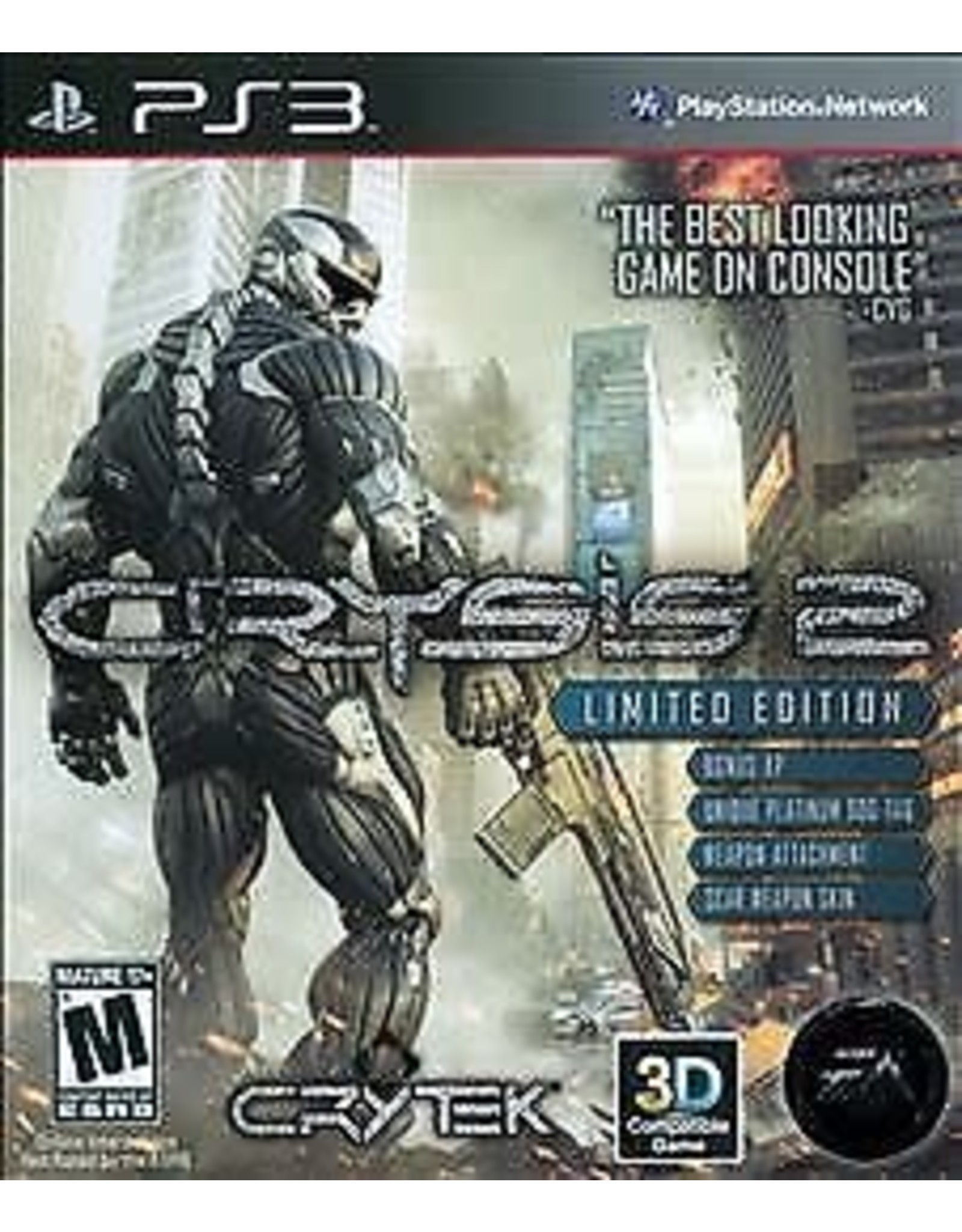 Playstation 3 Crysis 2: Limited Edition (No Manual or DLC)