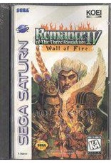 Sega Saturn Romance of the Three Kingdoms IV Wall of Fire (CiB, Damaged Manual and Case)