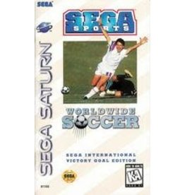 Sega Saturn Worldwide Soccer (CiB, Damaged Case)