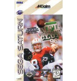Sega Saturn NFL Quarterback Club 96 (CiB, Damaged Manual, Sticker on Disc)