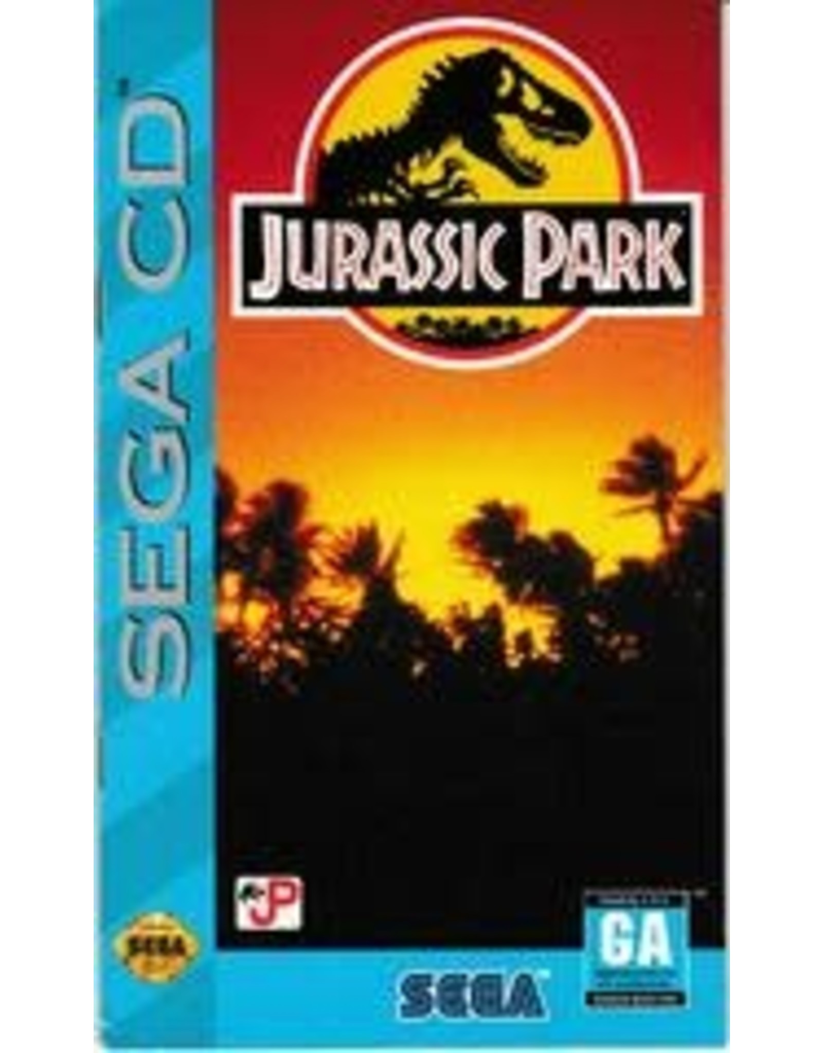 Sega CD Jurassic Park (CiB, Damaged Case and Manual)