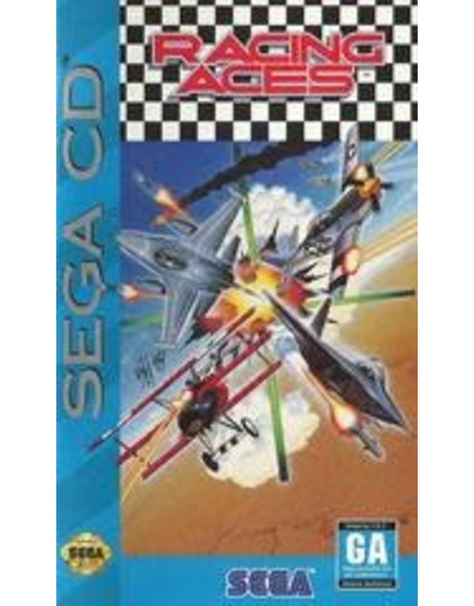 Sega CD Racing Aces (CiB, Stickers on Manual and Disc)