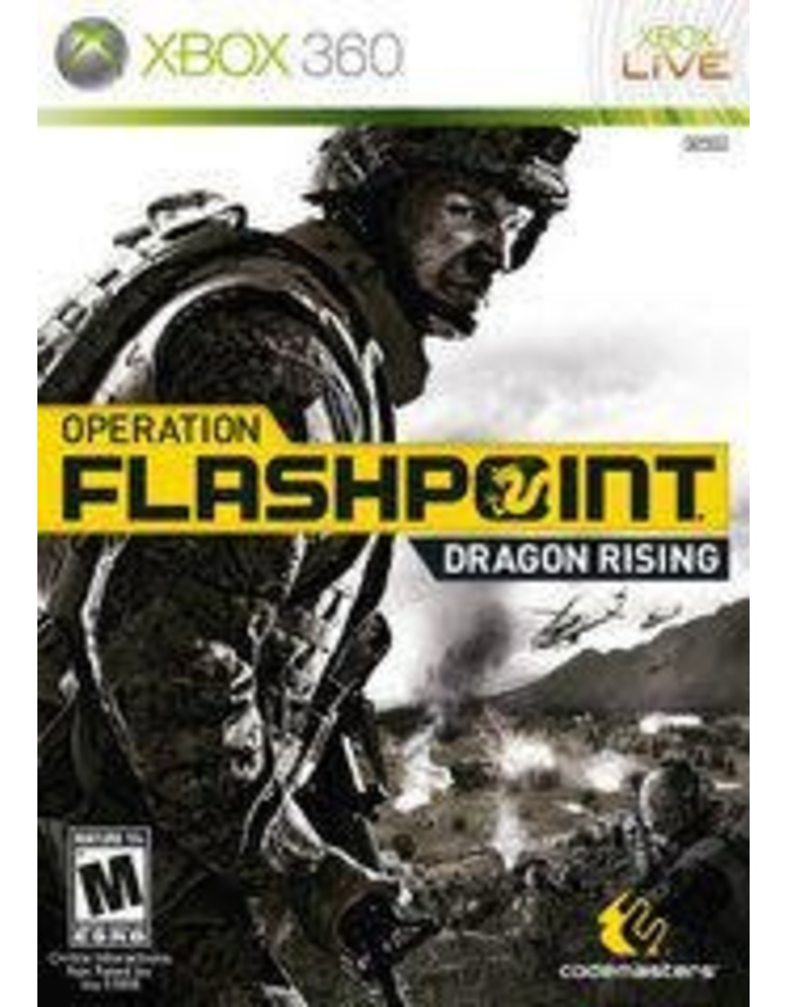 Xbox 360 Operation Flashpoint: Dragon Rising (CiB, Water Damaged Sleeve)