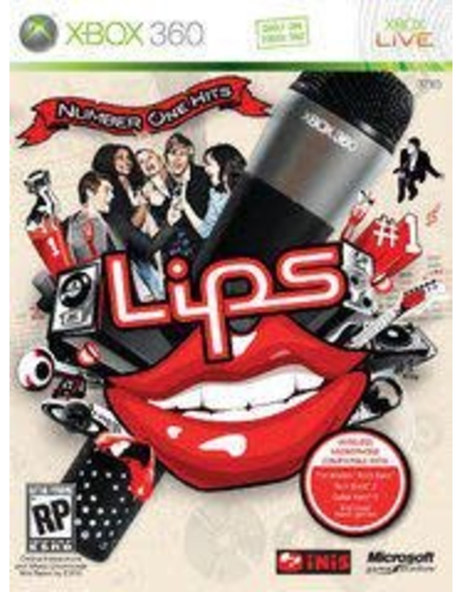 Xbox 360 Lips: Number One Hits (CiB)