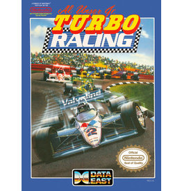NES Al Unser Jr Turbo Racing (CiB, Damaged Box)