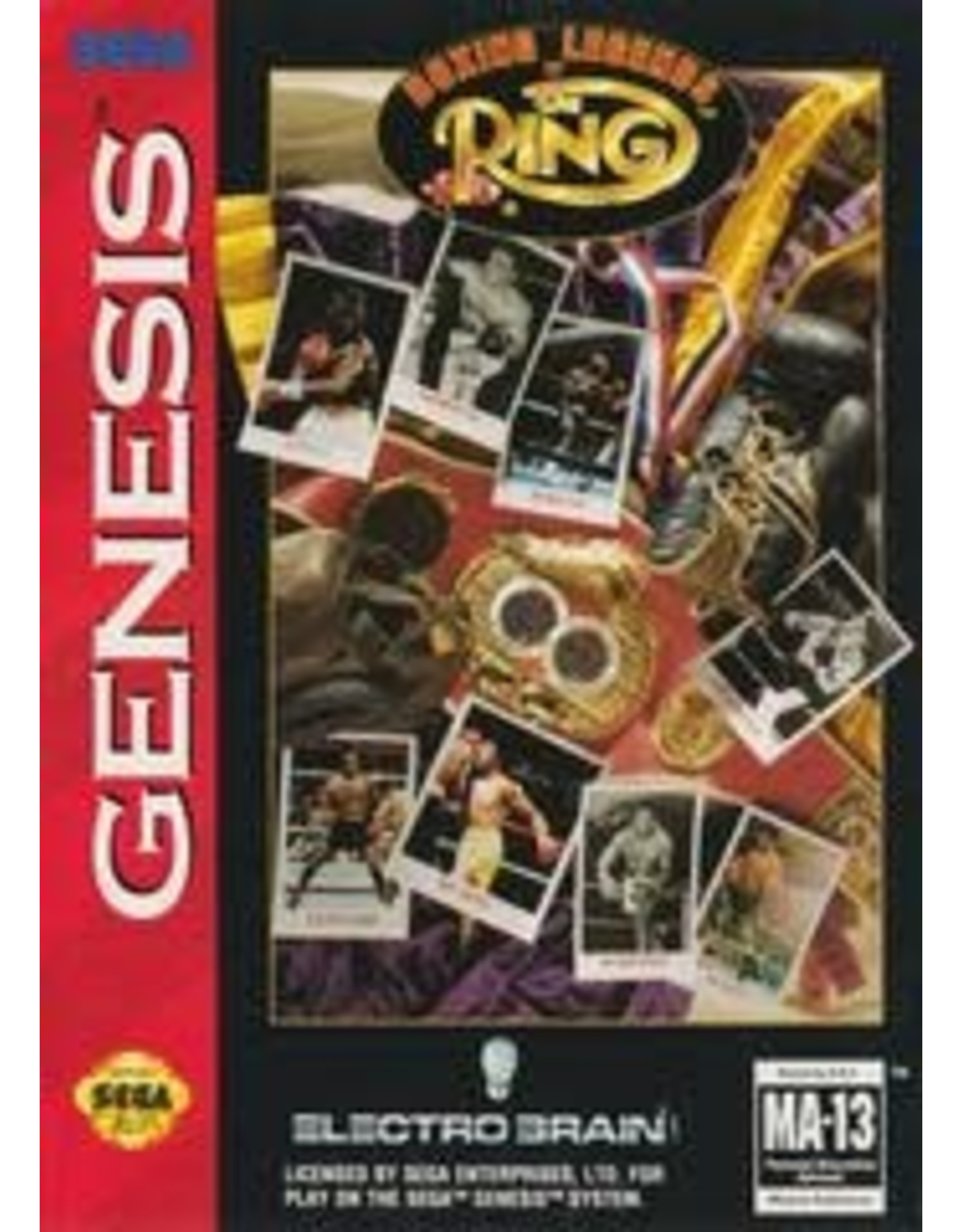 Sega Genesis Boxing Legends Of The Ring (Cart Only)