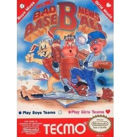 NES Bad News Baseball (Cart Only, Damaged Label)