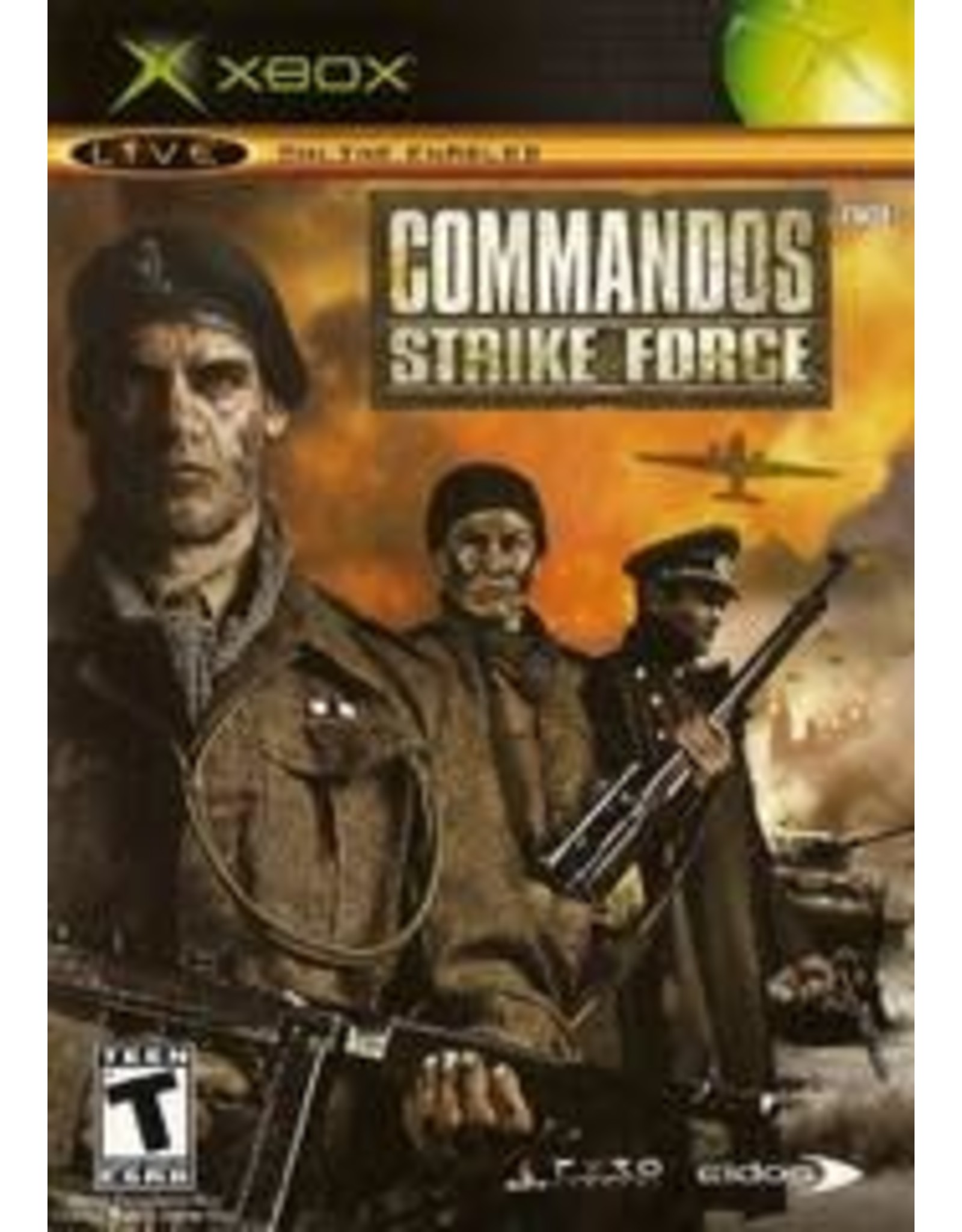 Xbox Commandos Strike Force (No Manual, Sticker on Sleeve)