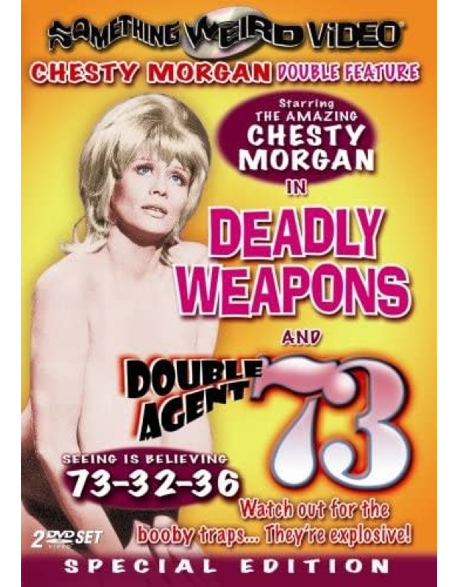 Cult & Cool Deadly Weapons / Double Agent Chesty Morgan Double Feature - Something Weird Video (Used)