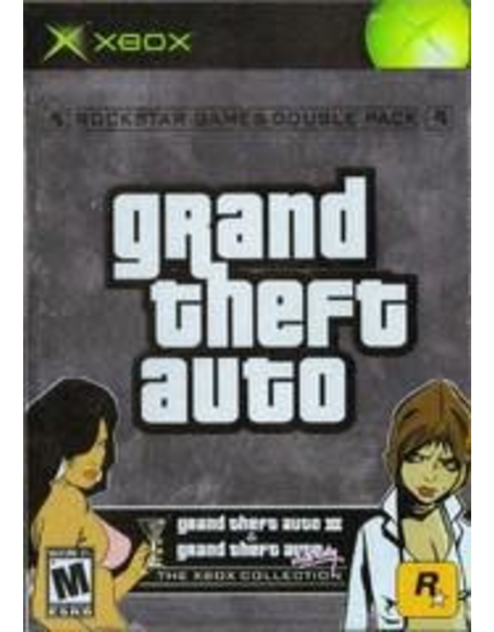 Grand Theft Auto Vice City and GTA 3 The Xbox Collection CIB