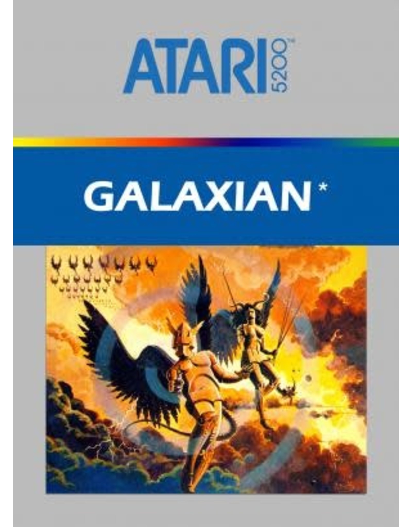 Atari 5200 Galaxian (Boxed, No Overlays, Damaged Box)
