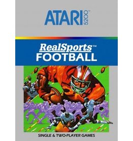 Atari 5200 Real Sports Football (CiB, Damaged Box)