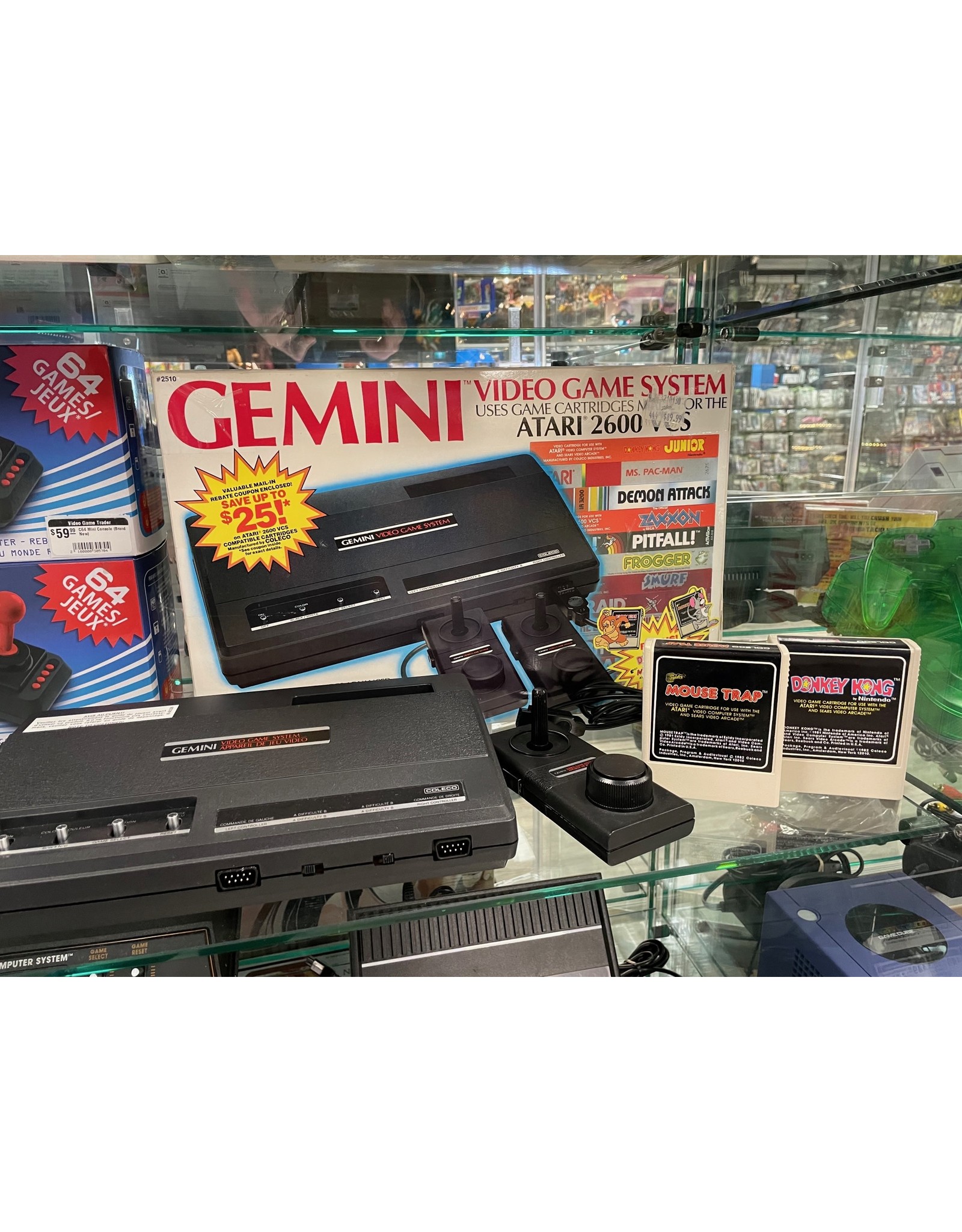 Atari 2600 Coleco Gemini Video Game Console (CiB, Includes 2 Games)