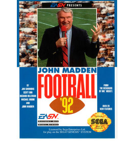 Sega Genesis John Madden Football '92 (Cart Only)