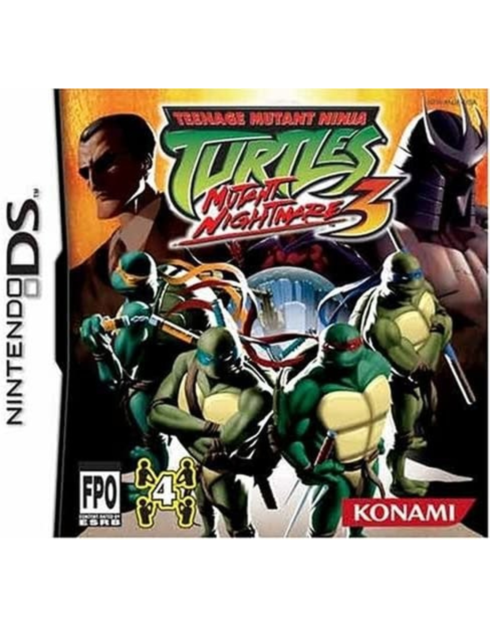 Nintendo DS Teenage Mutant Ninja Turtles 3 Mutant Nightmare (Cart Only)