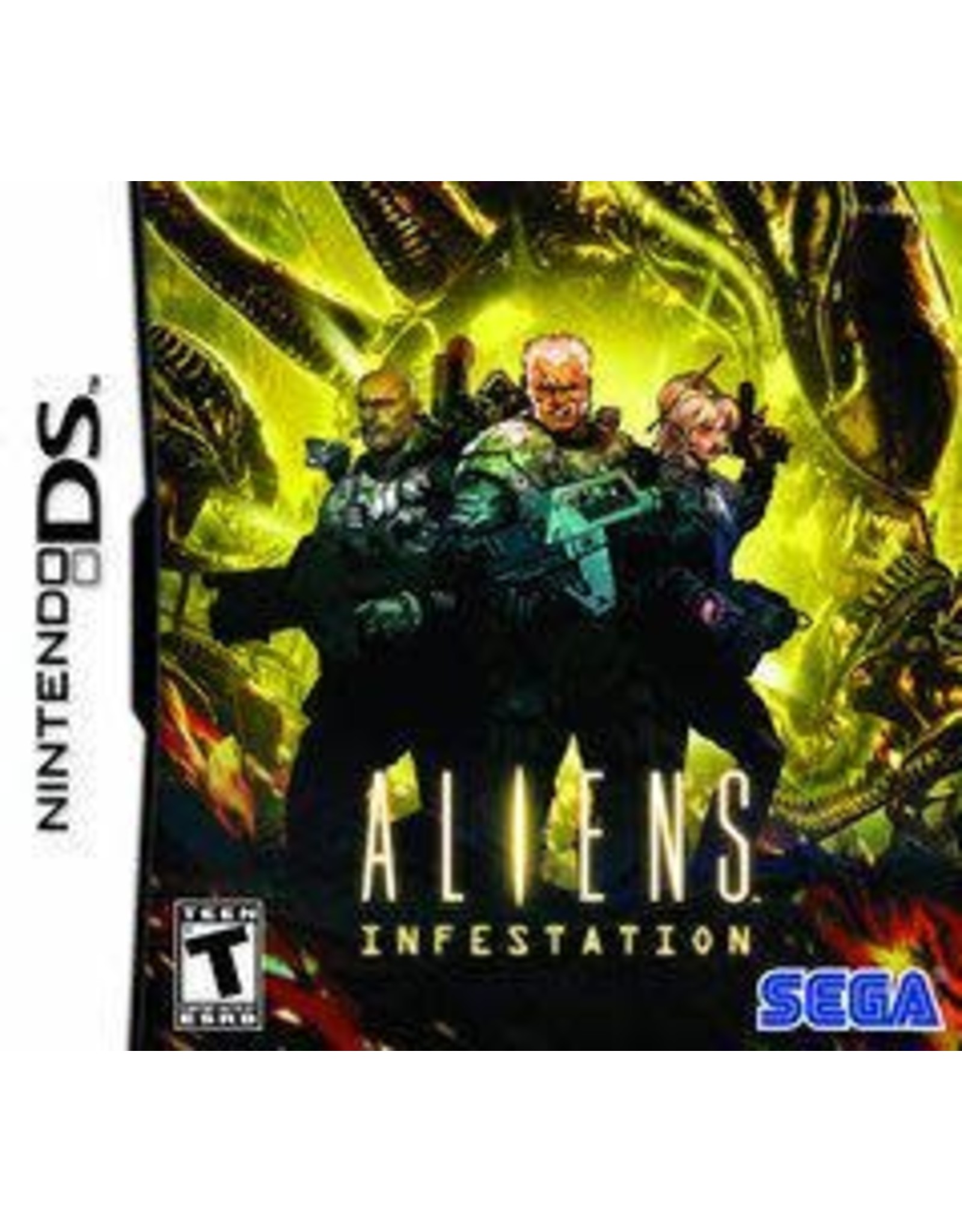 Nintendo DS Aliens: Infestation (CiB, Damaged Sleeve)
