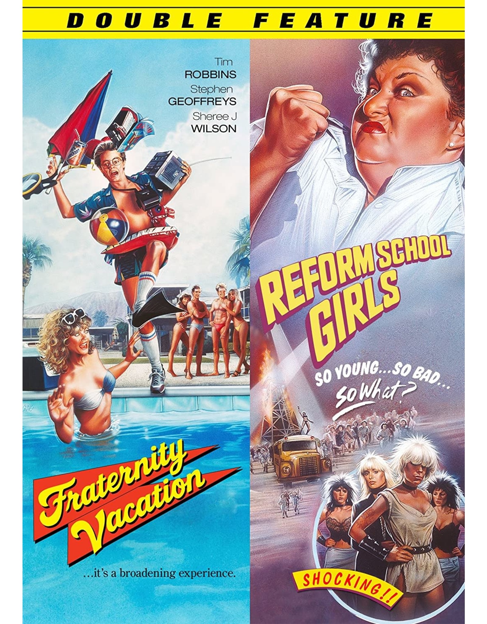 Cult & Cool Fraternity Vacation / Reform School Girls Double Feature
