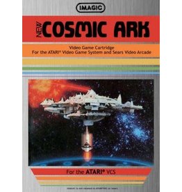 Atari 2600 Cosmic Ark (Text Label, Cart Only, Damaged Label)