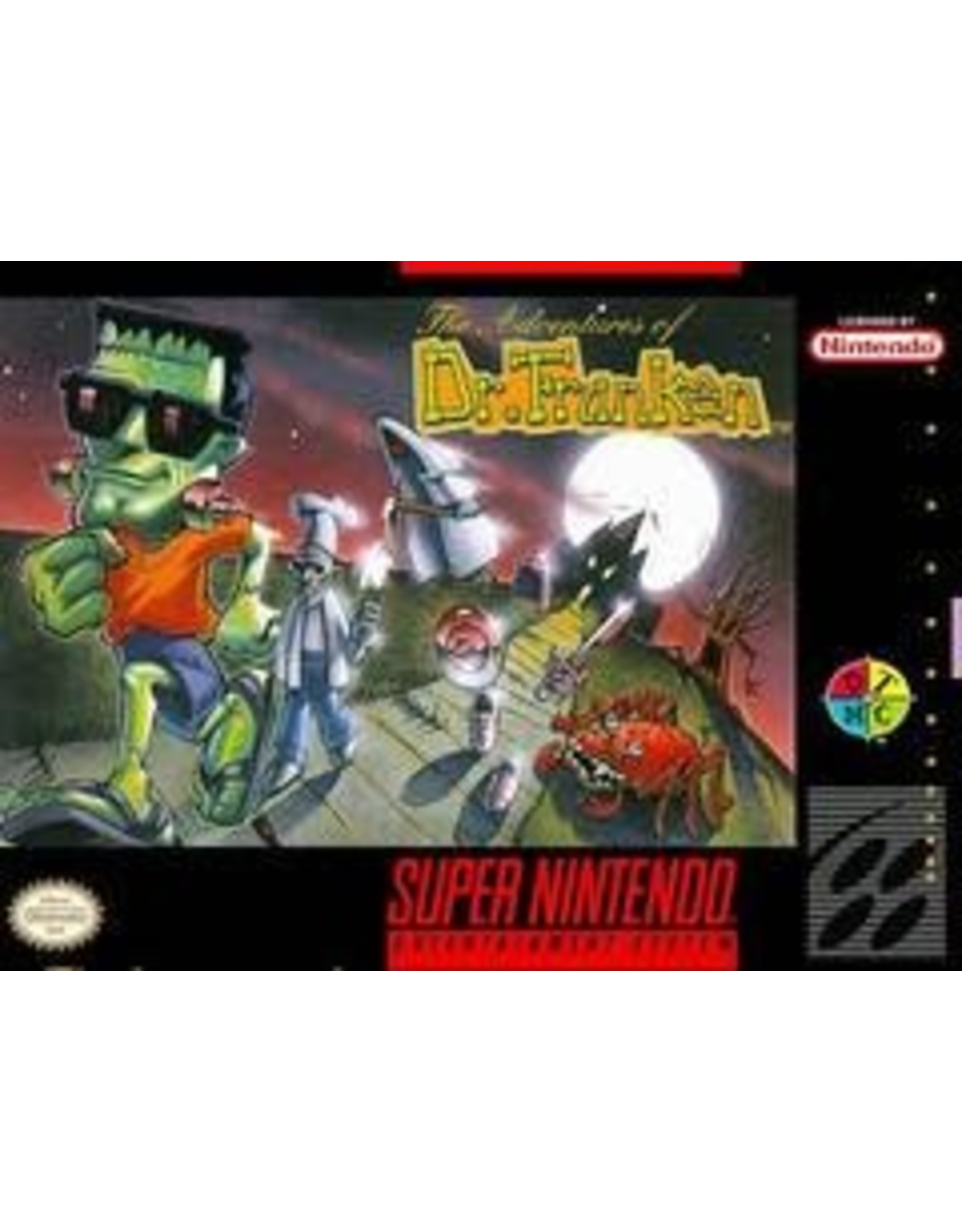 Super Nintendo Adventures of Dr Franken (Cart Only)