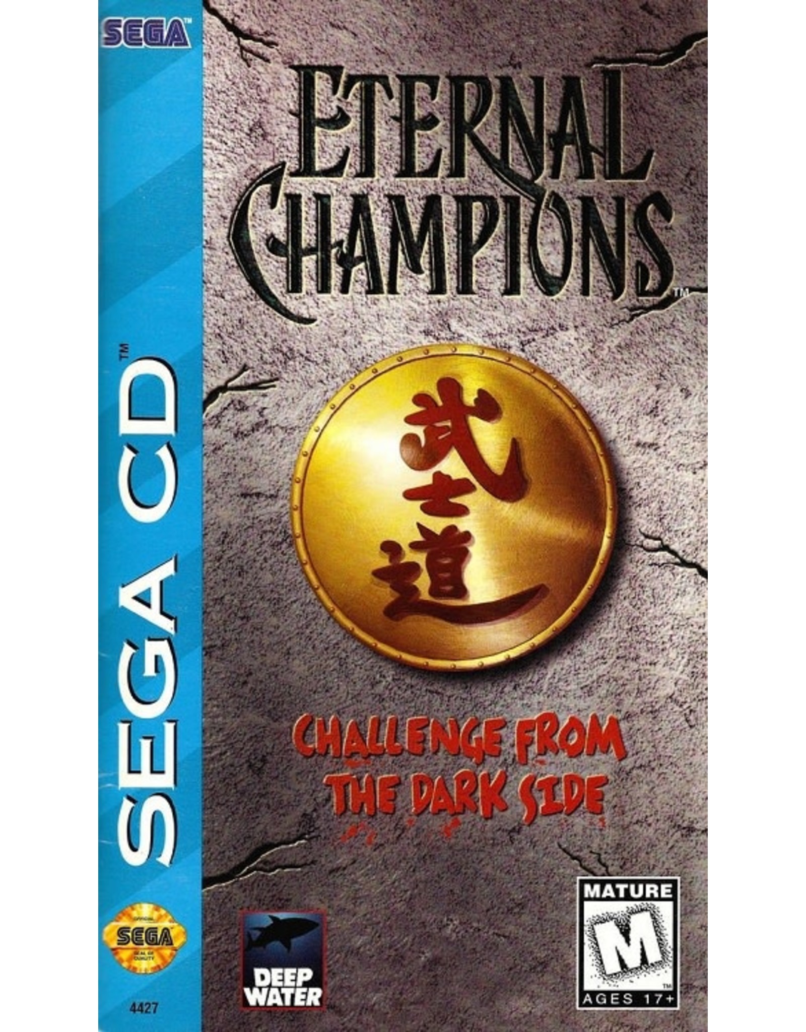 Sega CD Eternal Champions (Brand New Factory Sealed, Damaged Wrap, Stickers on Wrap)