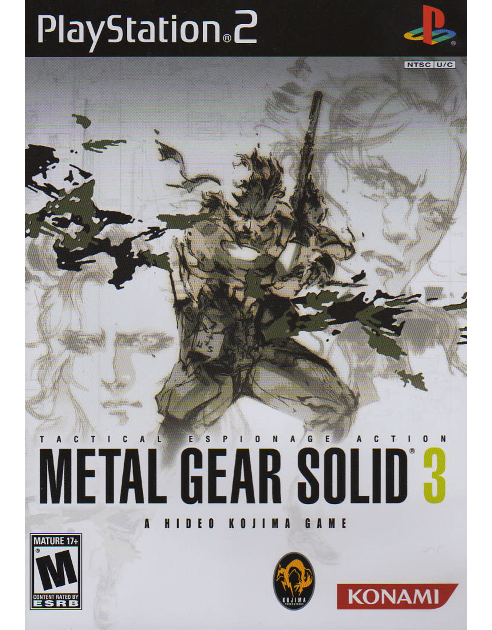 Playstation 2 Metal Gear Solid 3 (Essentials Collection Version, No Manual)