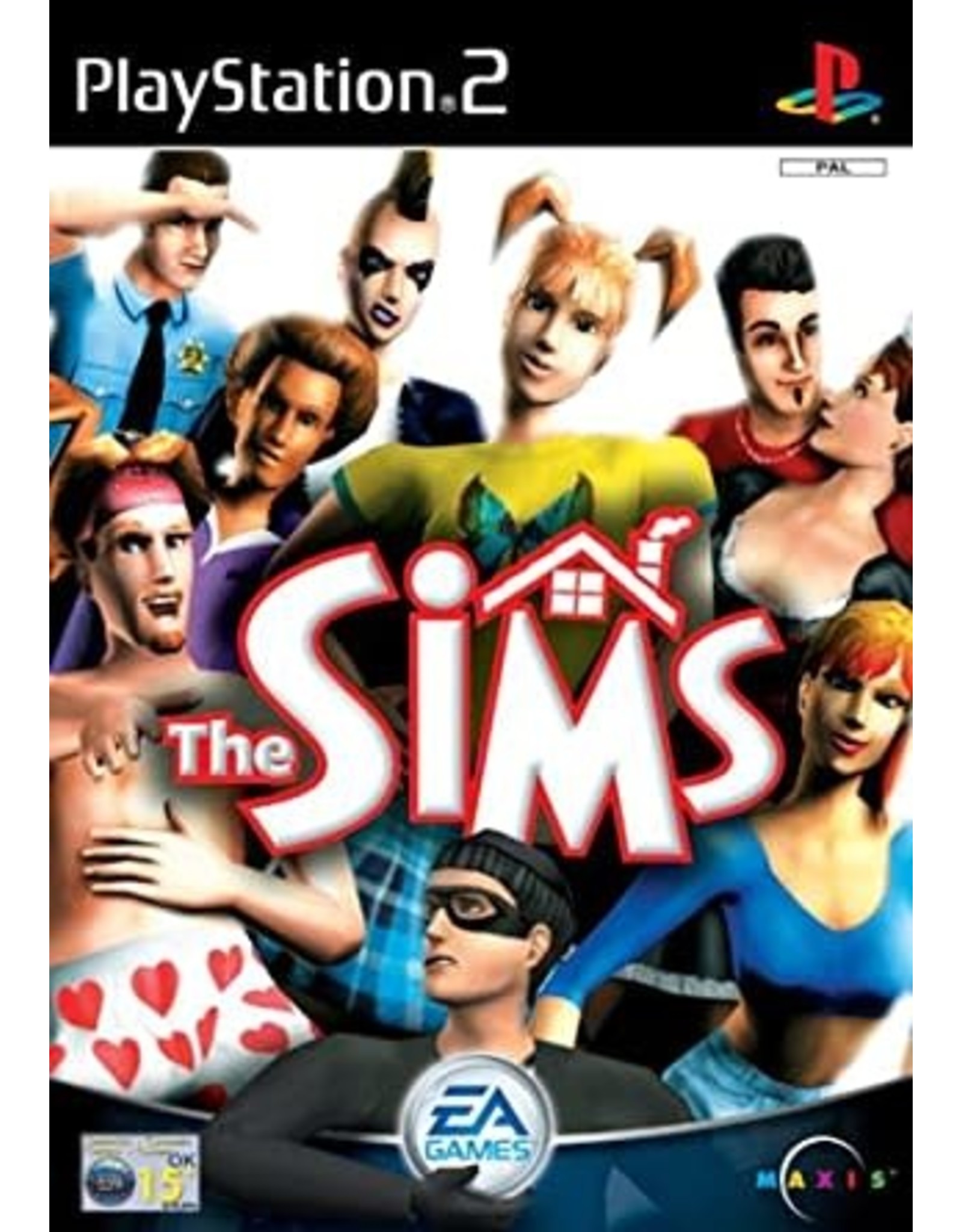 Playstation 2 Sims, The (Greatest Hits, No Manual)