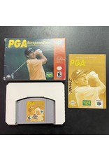 Nintendo 64 PGA European Tour (CiB, Minor Damaged Box and Cart Label, Writing on Manual)