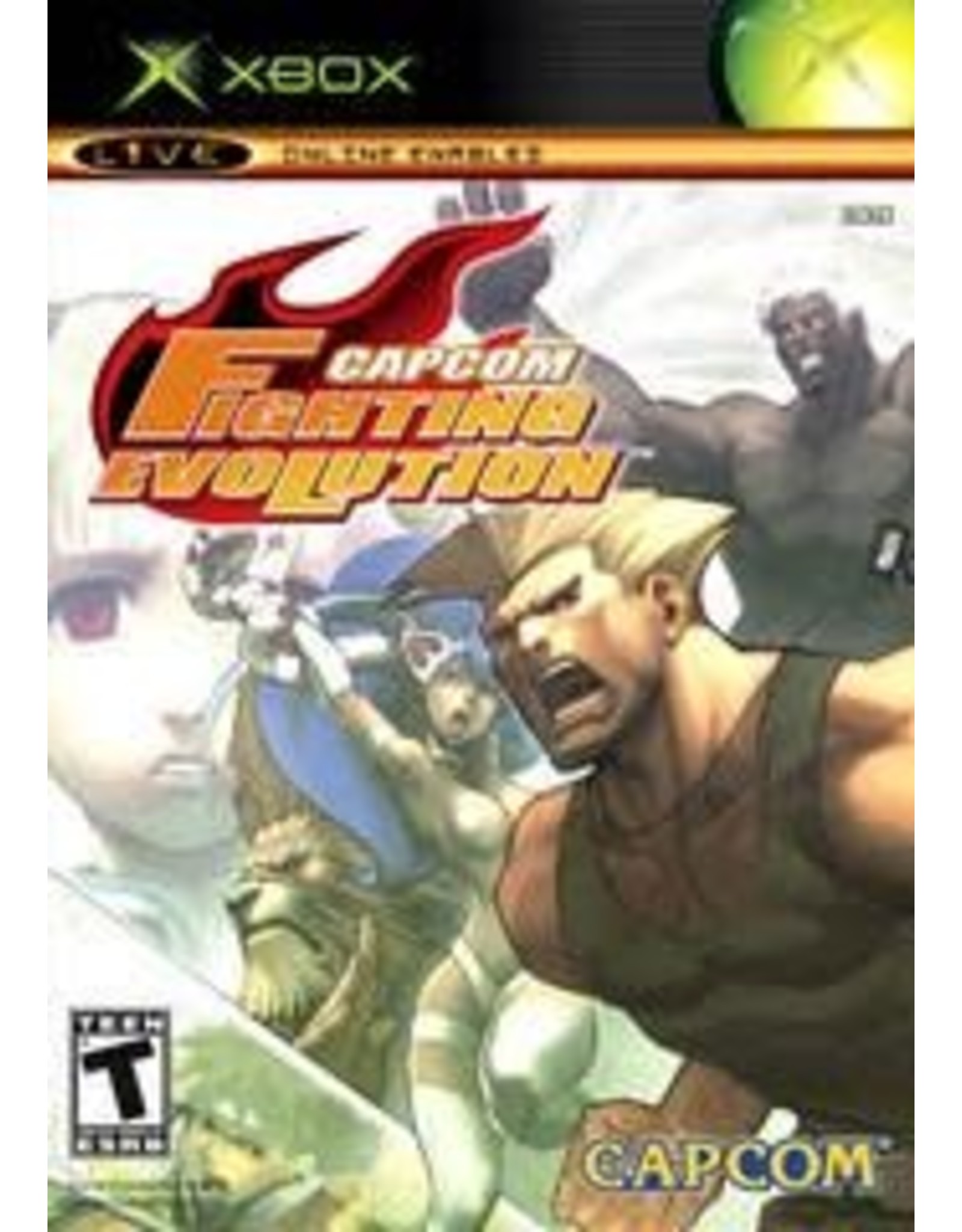 Xbox Capcom Fighting Evolution (CiB, Damaged Manual)