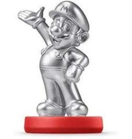 Amiibo Mario - Silver Edition Amiibo (Super Mario, Used)