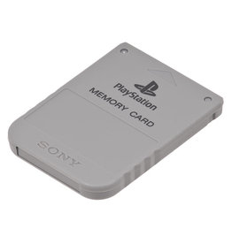 Playstation Playstation PS1 Memory Card (OEM, Assorted Colors, Cosmetic Damage)