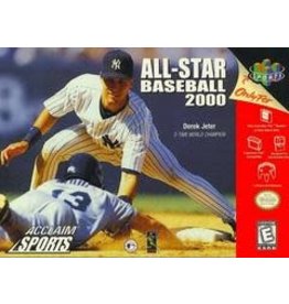 Nintendo 64 All-Star Baseball 2000 (Cart Only, Damaged Back Label)