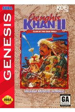 Sega Genesis Genghis Khan II Clan of the Gray Wolf (Boxed, No Manual)