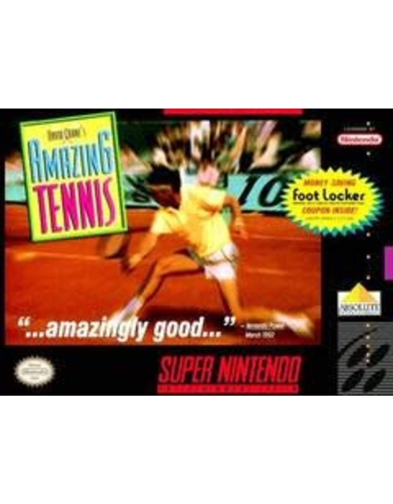 Super Nintendo David Crane's Amazing Tennis (Cart Only)