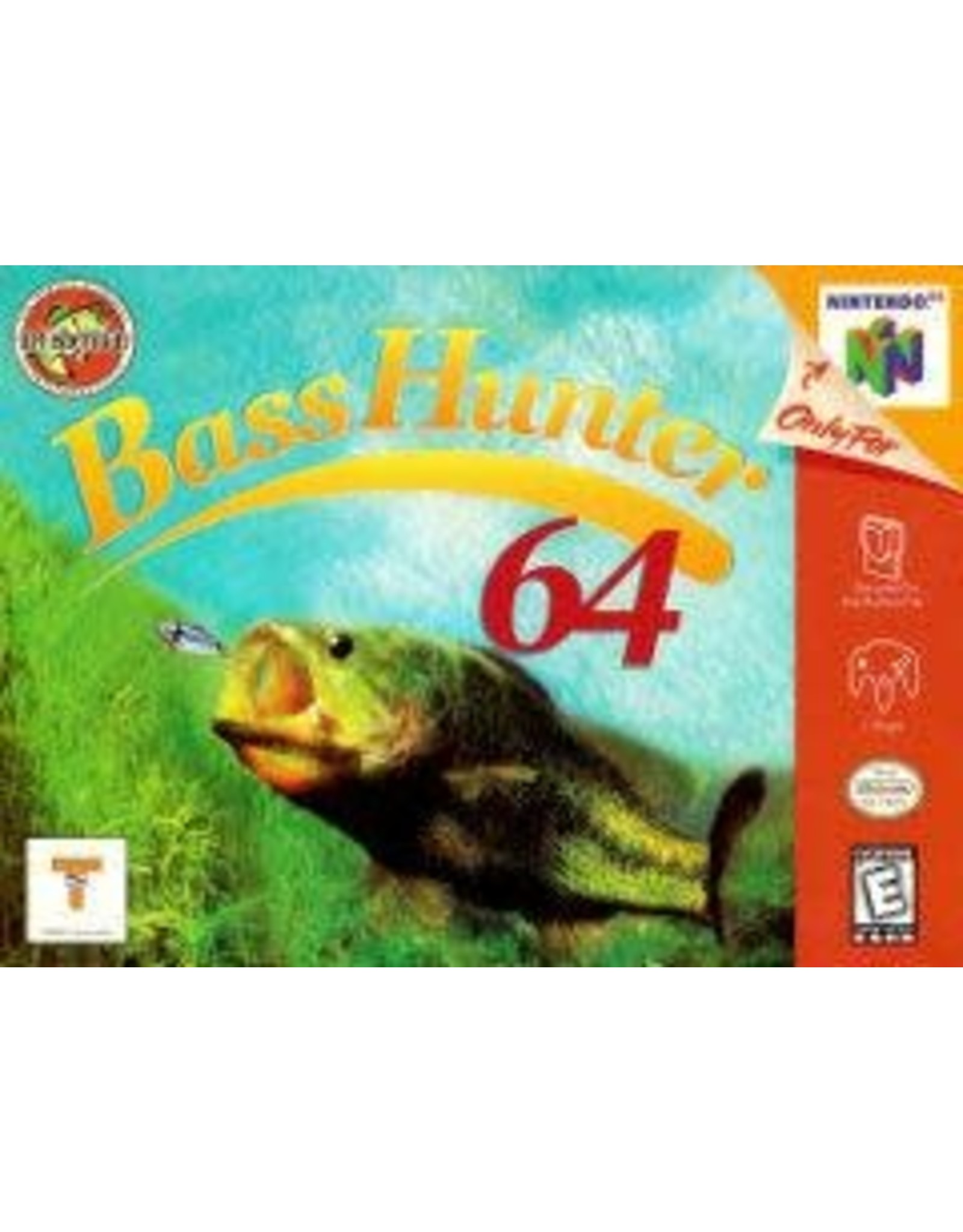 Nintendo 64 Bass Hunter 64 (Cart Only, Damaged Label)