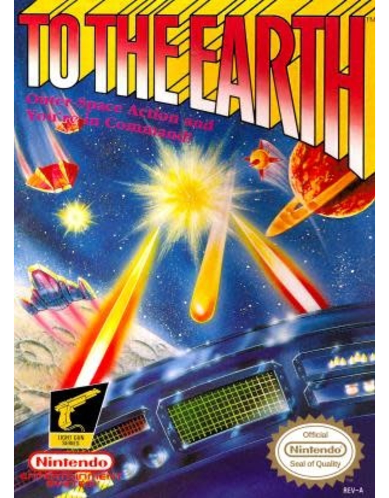 NES To the Earth CiB Damaged Box Video Game Trader