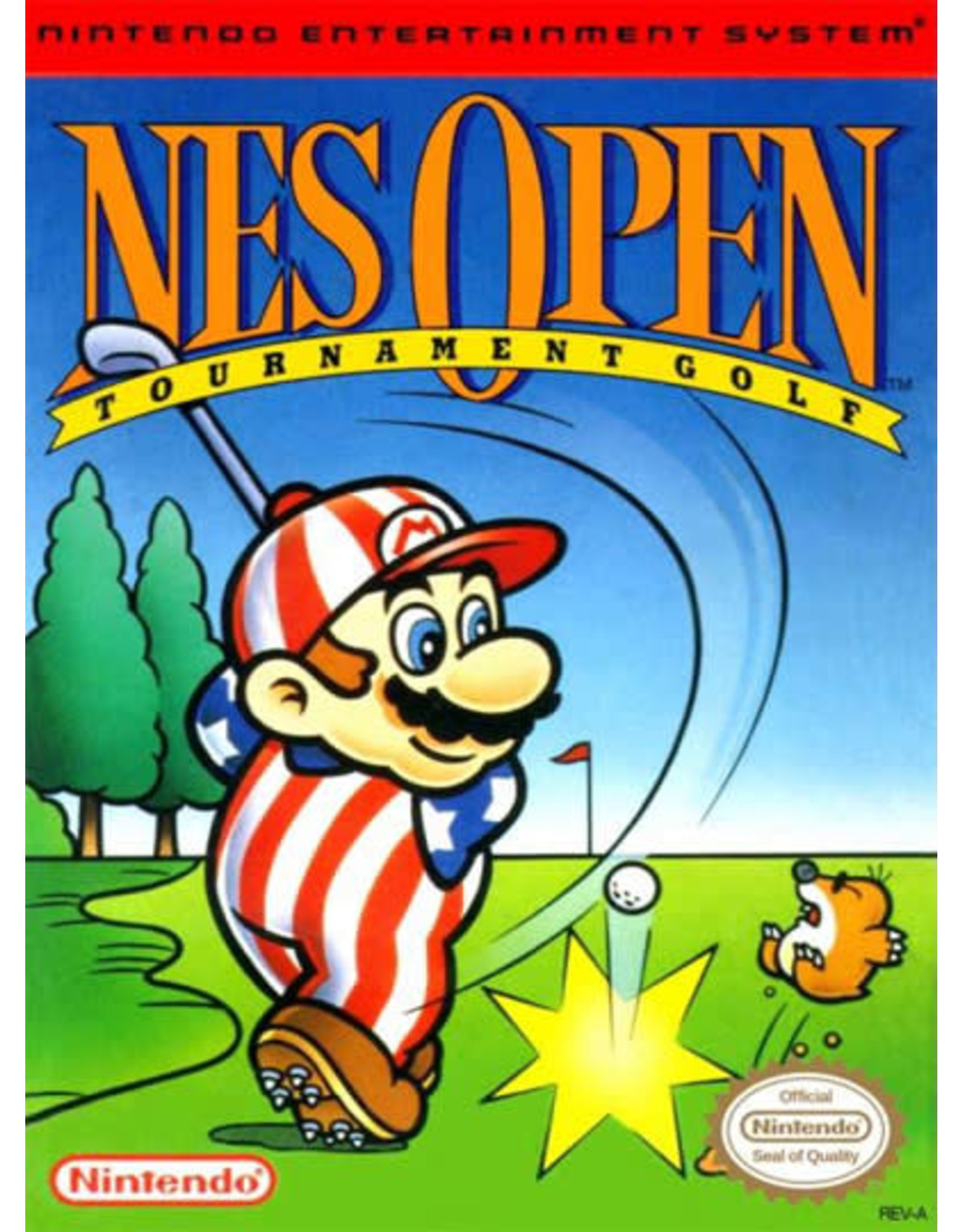 NES NES Open Tournament Golf (Damaged Box, No Manual)