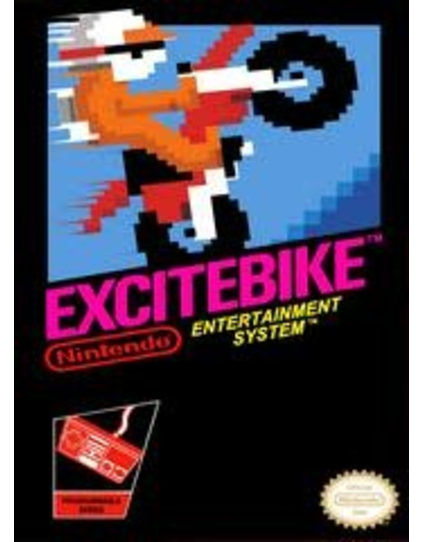 NES Excitebike (CiB, Damaged Box)
