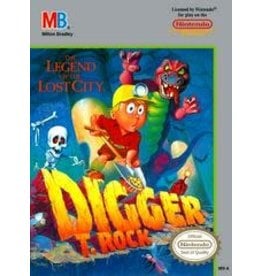 NES Digger T Rock (CiB, Damaged Box, Coverless Manual, Damaged Cart Label, No Styrofoam Insert)