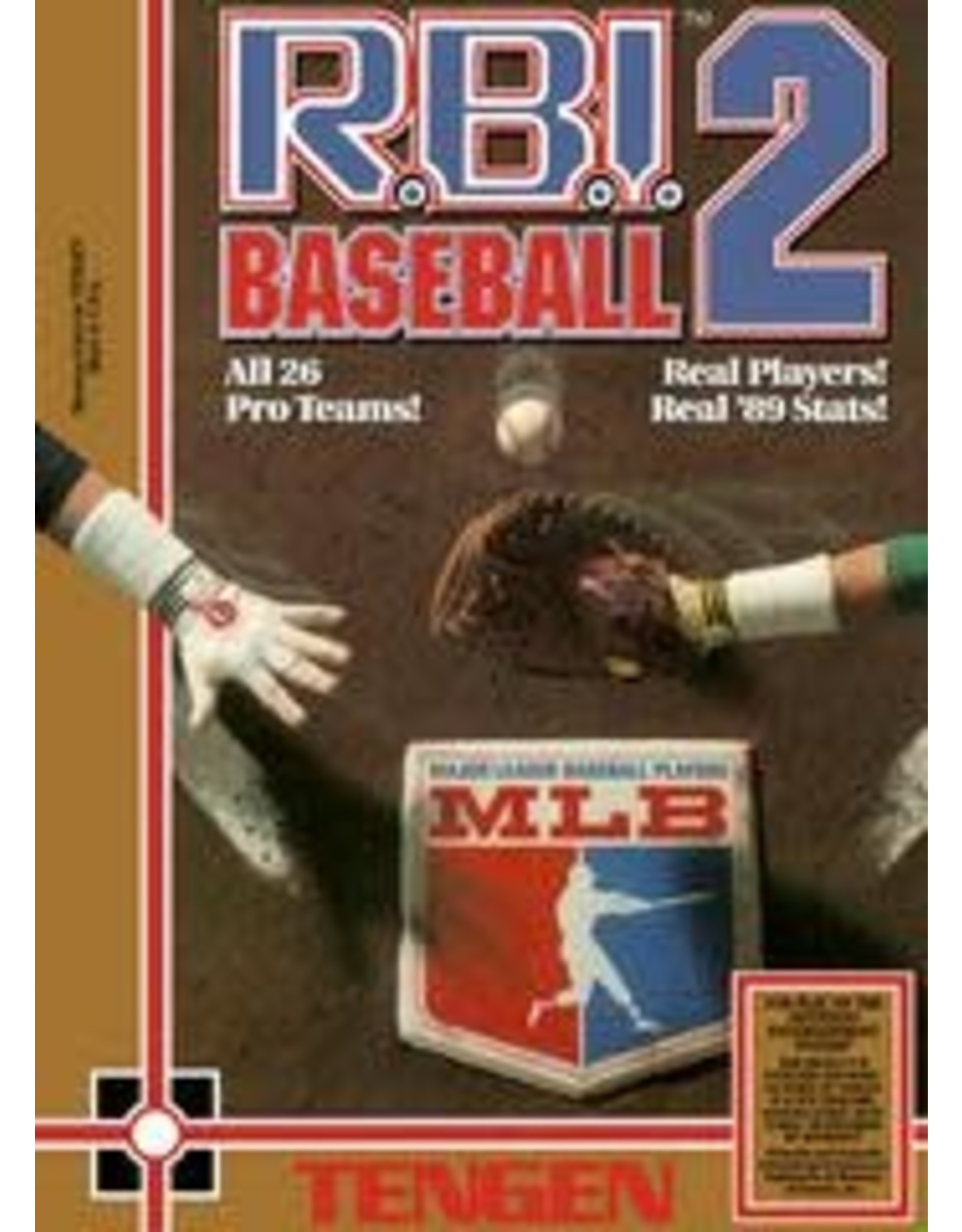 NES RBI Baseball 2 (Damaged Boxed, No Manual)