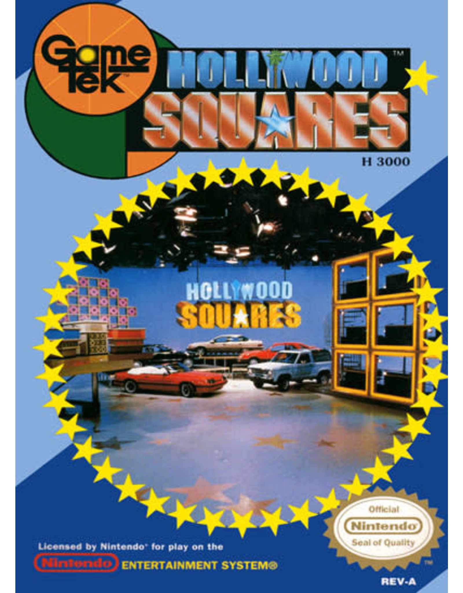 NES Hollywood Squares (CiB, Damaged Box and Manual)