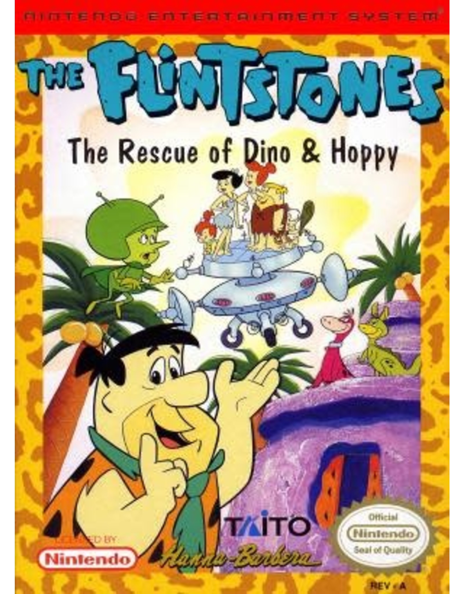 NES Flintstones The Rescue of Dino and Hoppy (Used, Cosmetic Damage)