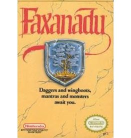 NES Faxanadu (Badly Damaged Box, No Manual)