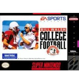 Super Nintendo Bill Walsh College Football (Cart Only)