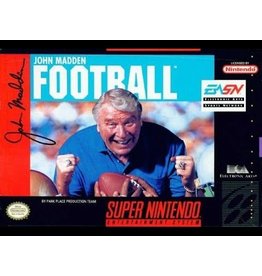 Super Nintendo John Madden Football (Cart Only, Damaged Back Label)