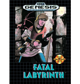 Sega Genesis Fatal Labyrinth (Used, Cart Only, Cosmetic Damage)