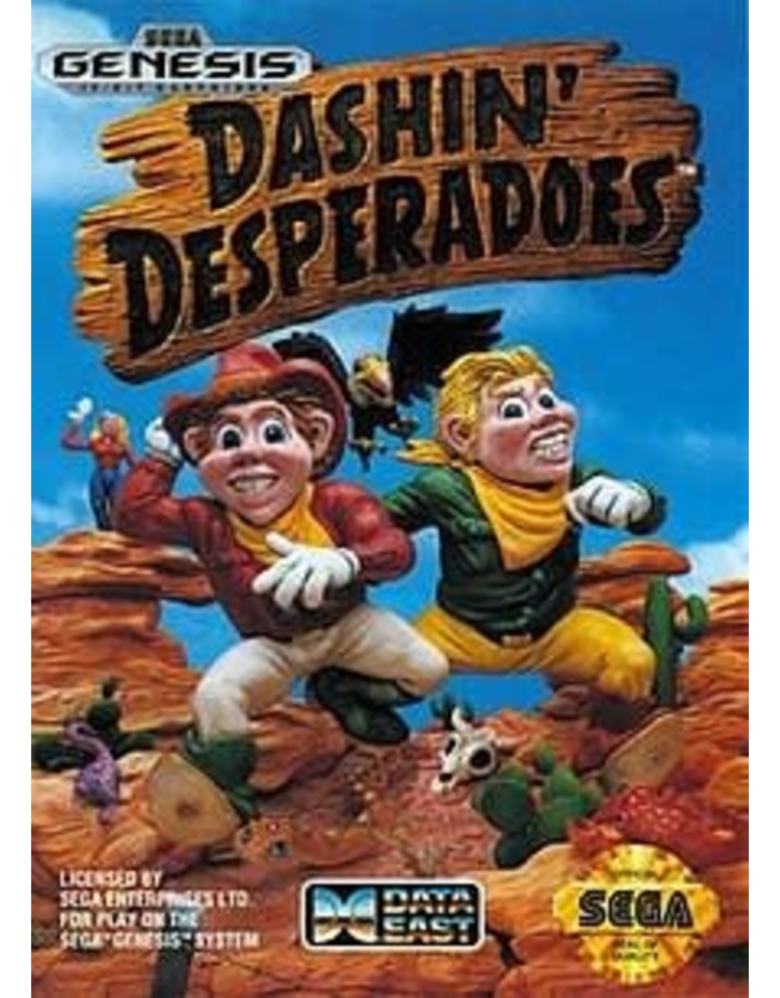 Sega Genesis Dashin' Desperadoes (Cart Only)