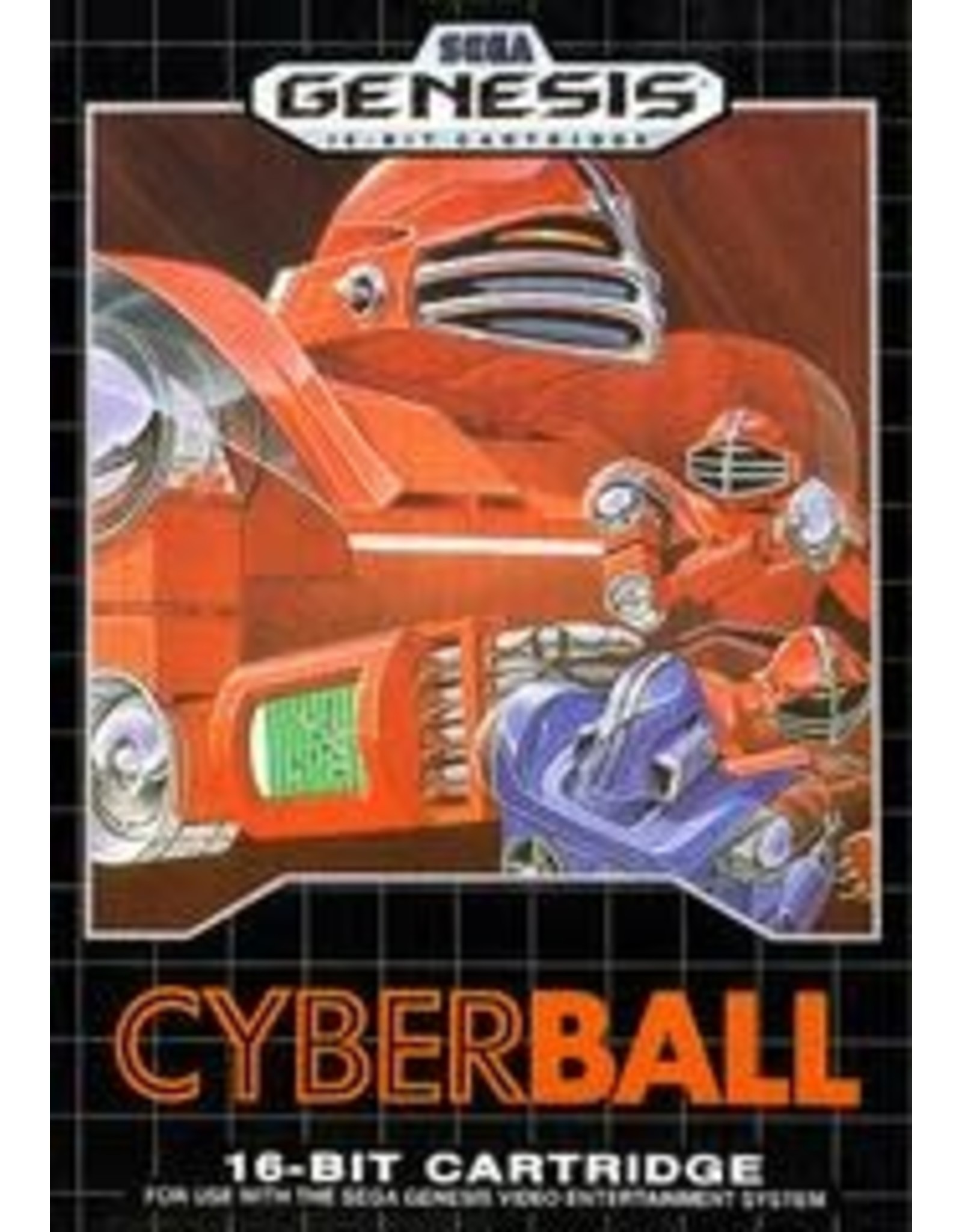 Sega Genesis Cyberball (CiB, Damaged Manual, Damaged Case)