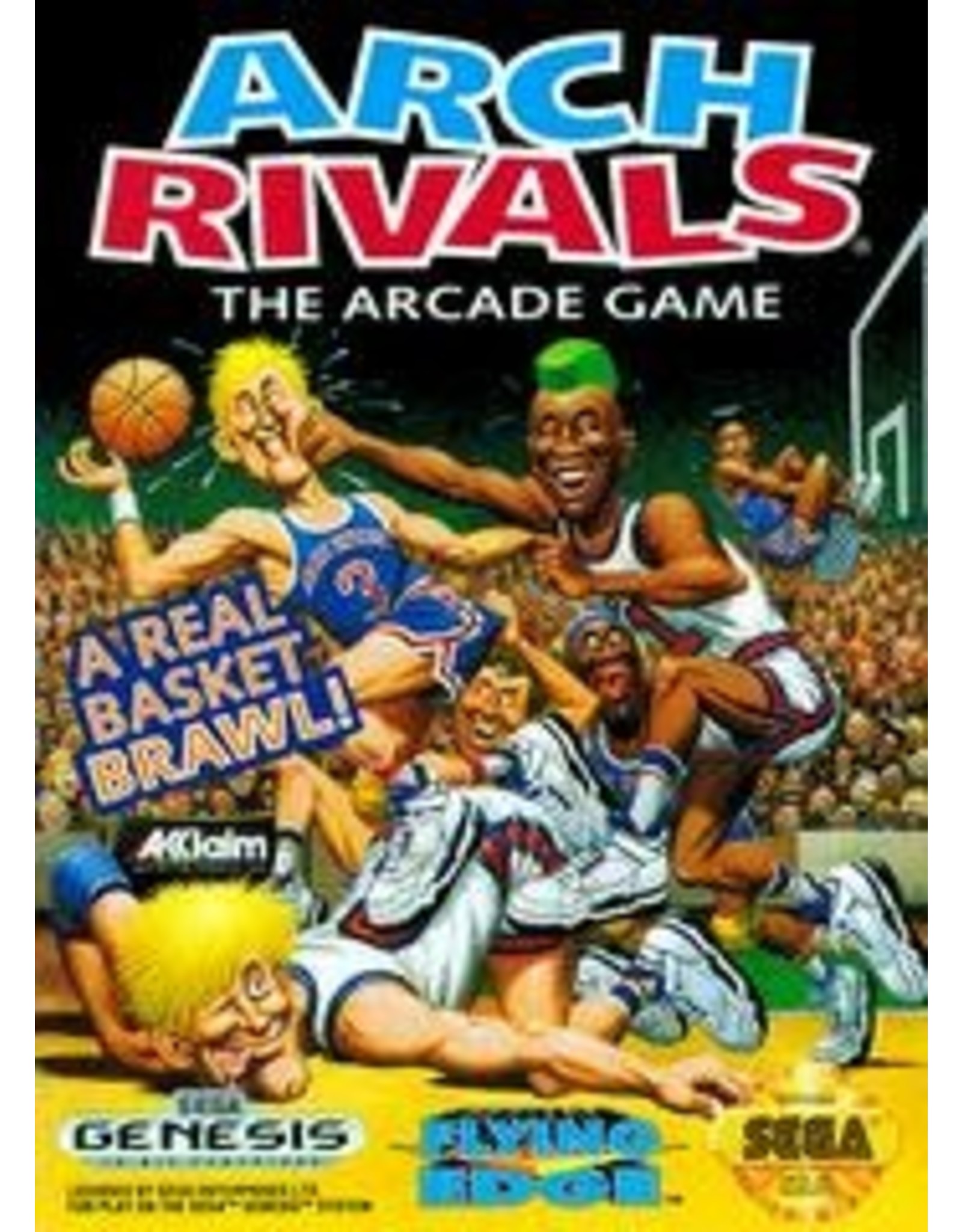 Sega Genesis Arch Rivals (CiB, Damaged Manual)