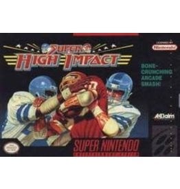 Super Nintendo Super High Impact (Cart Only, Writing on Cart)