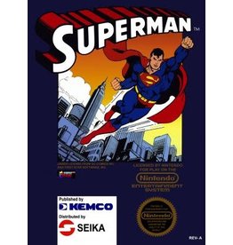 NES Superman (Damaged Box, No Manual, Damaged Cart, No Styrofoam Insert)